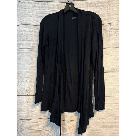 Peach Black Open Front Cardigan Size XXS - Picture 1 of 3